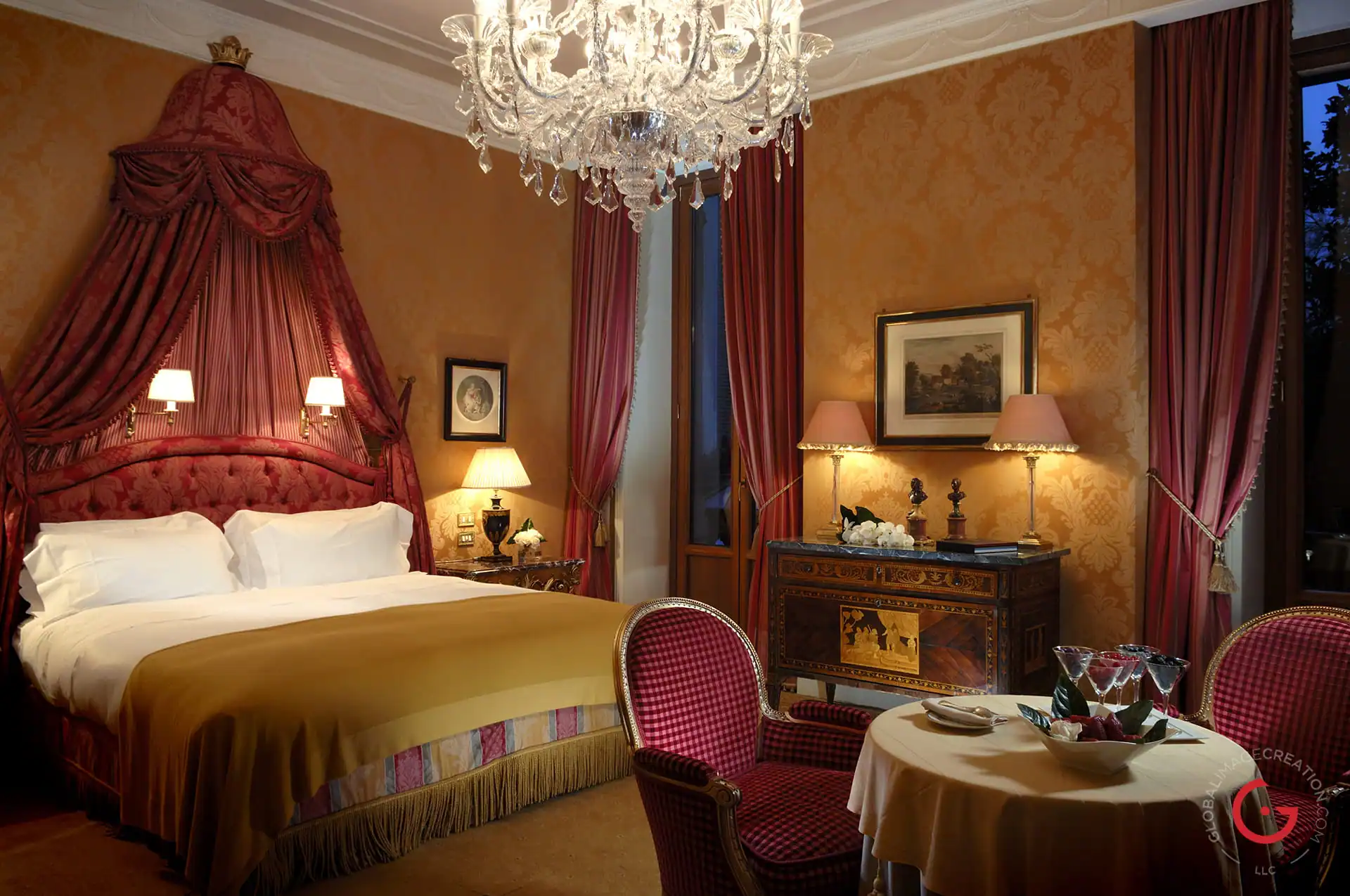 Hotel Room Photography of The Principe di Savoia in Milan, Italy