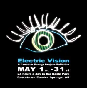Electric Vision Light Painting Exhibition Poster