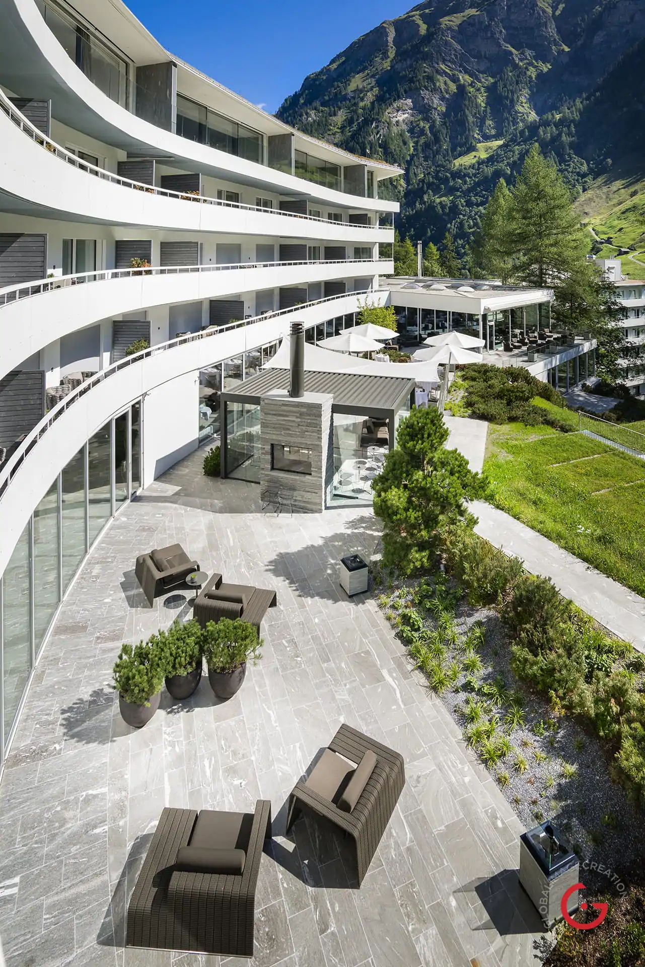 Mountain View Terrace, Hotel 7132 Vals Switzerland