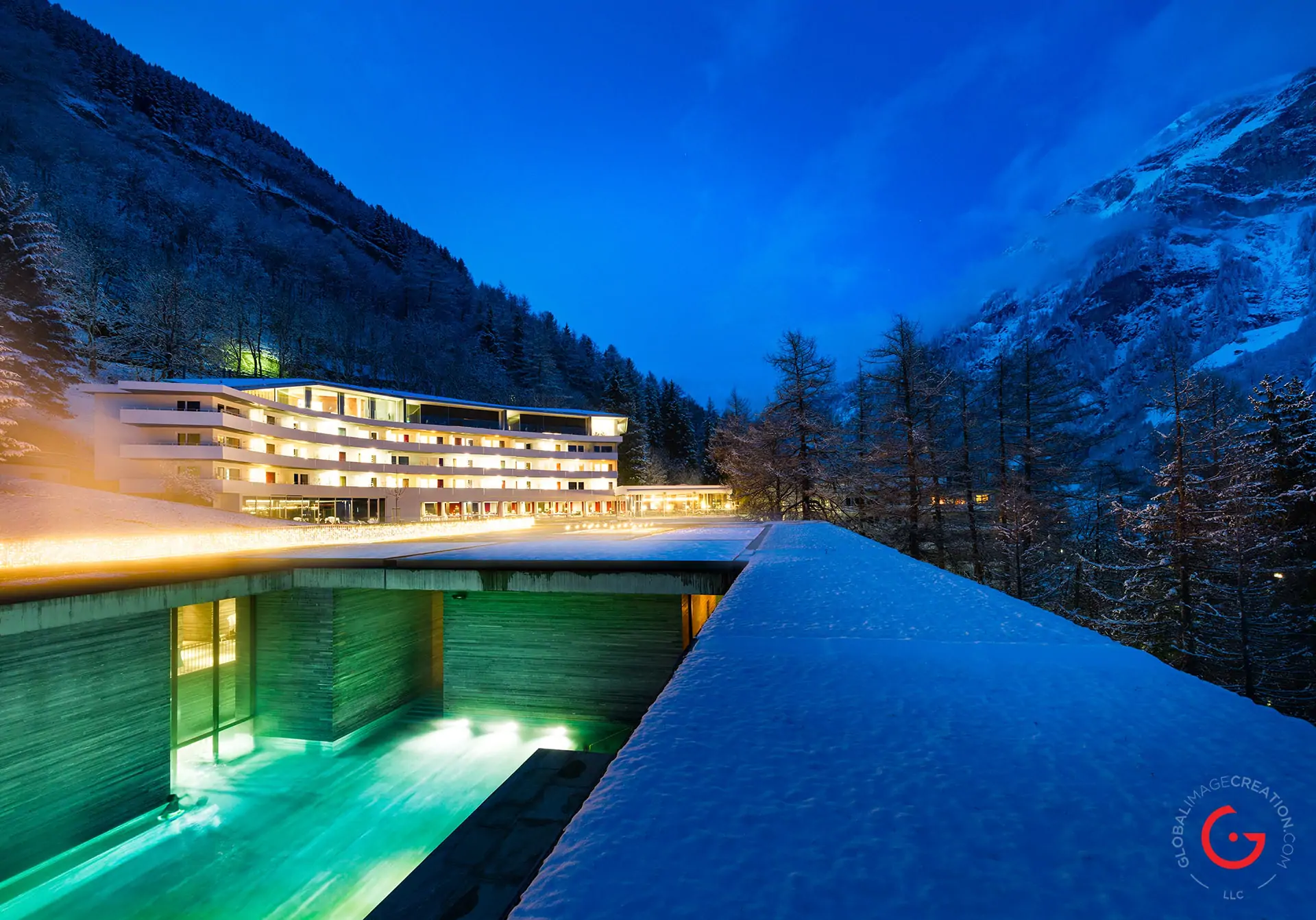 Hotel Photographers, Luxury Hotel Photography, Resort Photographer of The Therme at 7132 Hotel, Vals - Switzerland