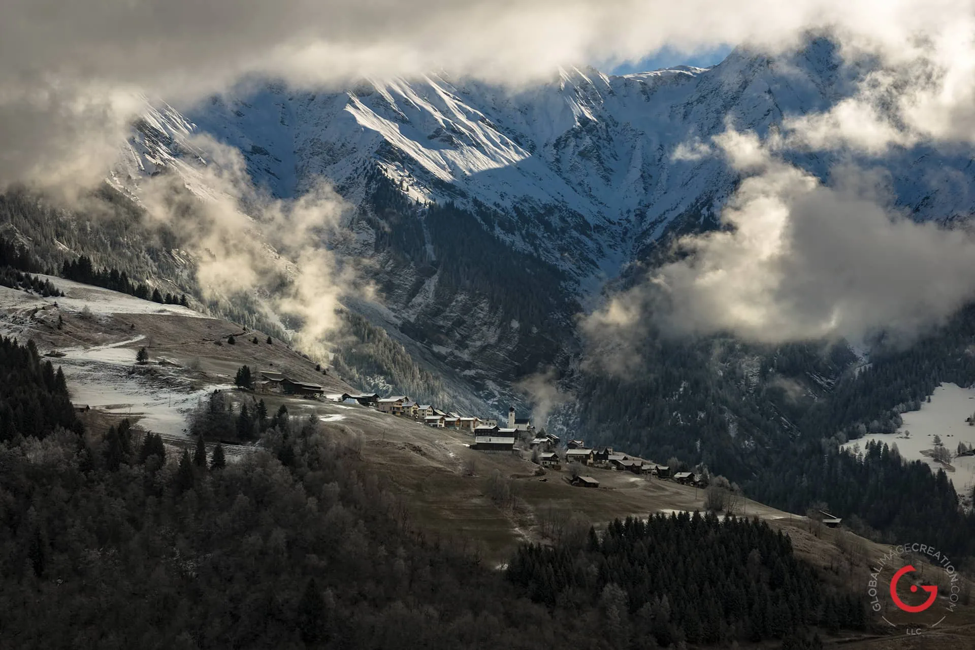 Swiss Alps Winter Village - Travel Photographer