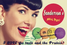 Sanderson's Meal Pops Fake News Poster - I Love the Taste AND the Protein!