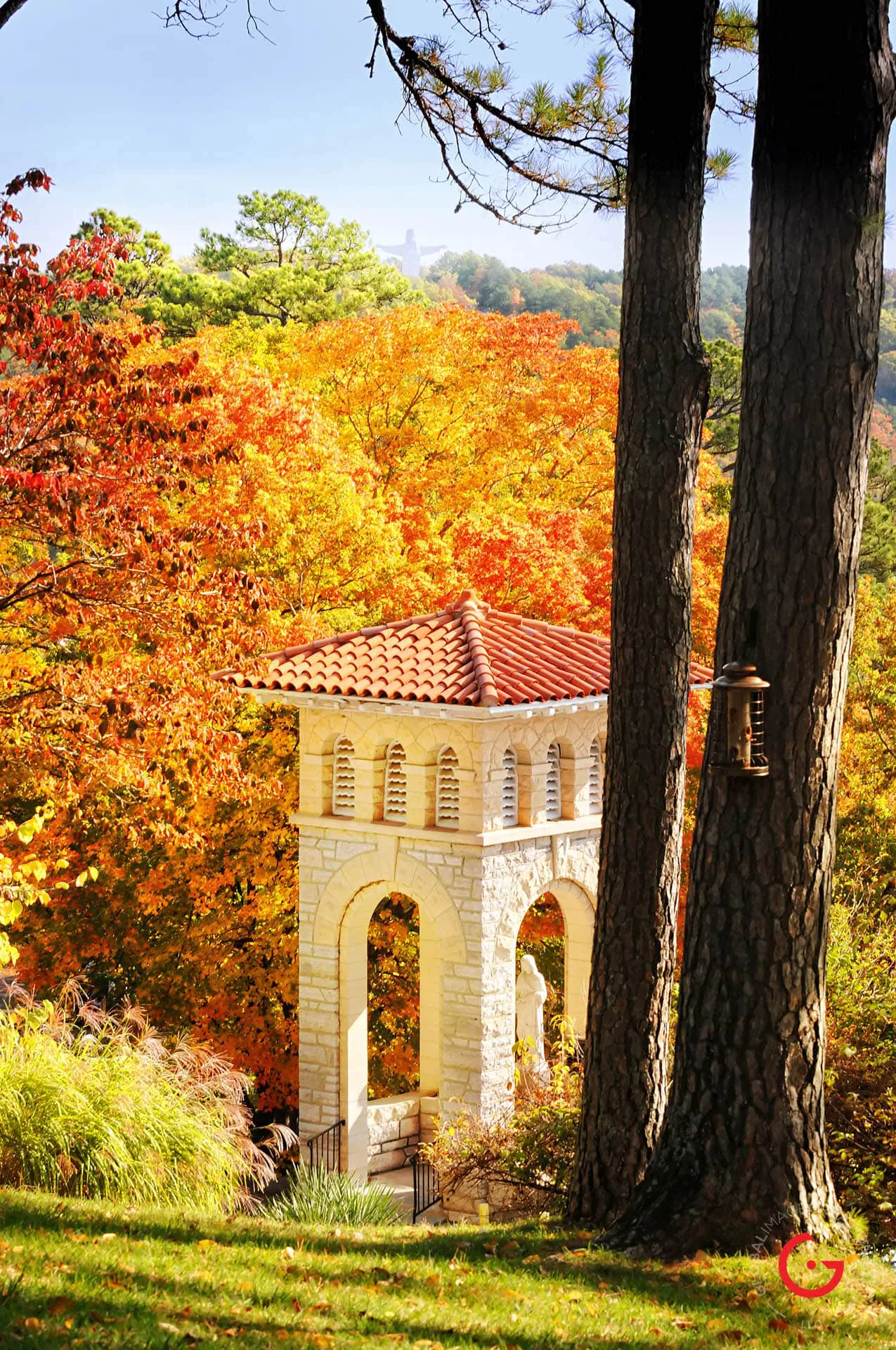 Bell Tower in the Fall - Eureka Springs, Arkansas Photography