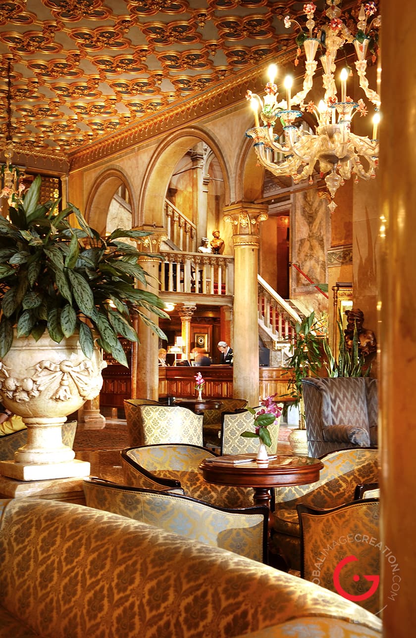 Luxury Hotel Danieli Lobby Interior Photography