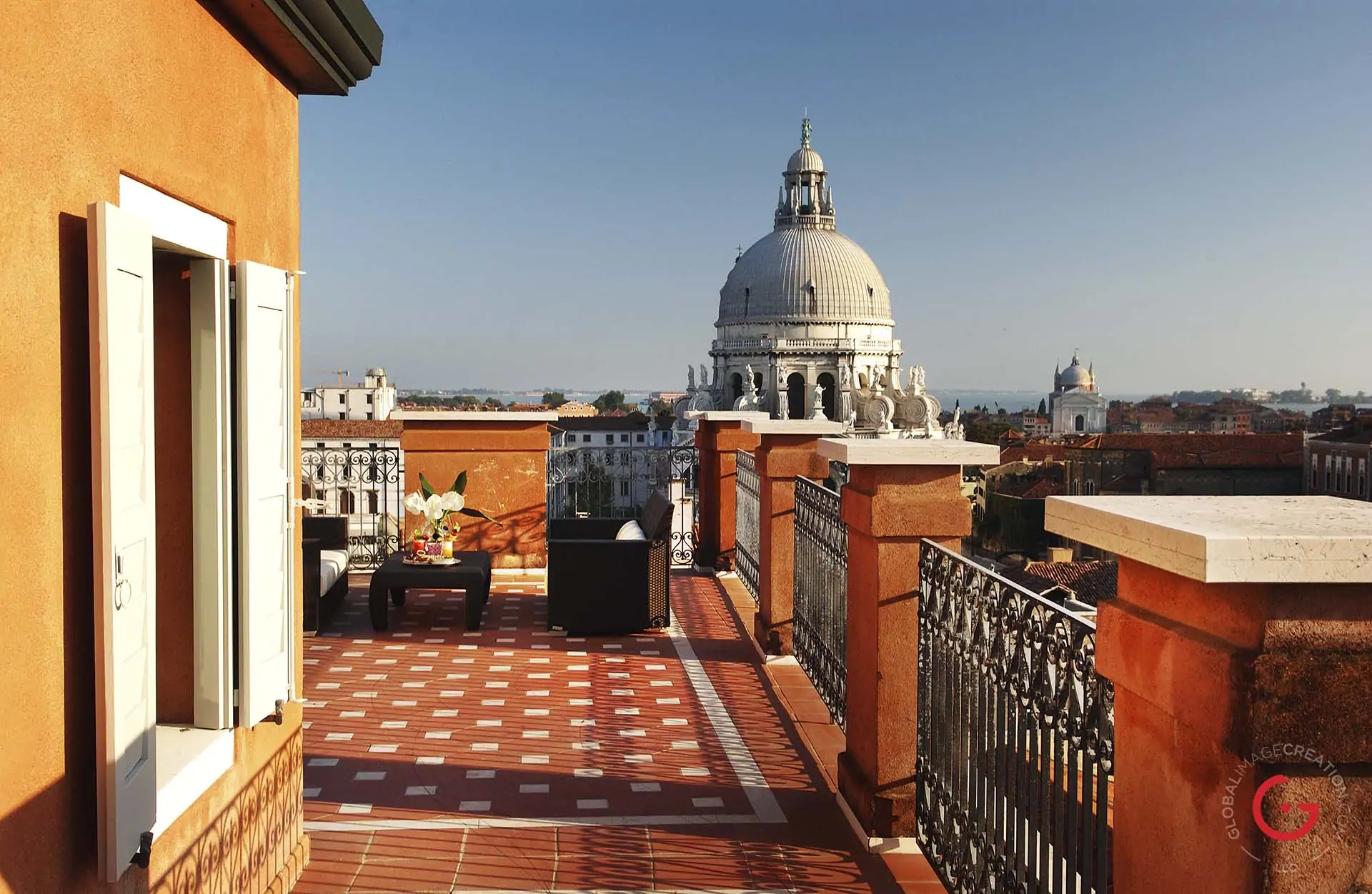 Hotel Photography Suite Terrace View at Regina and Europa, Venice, Italy
