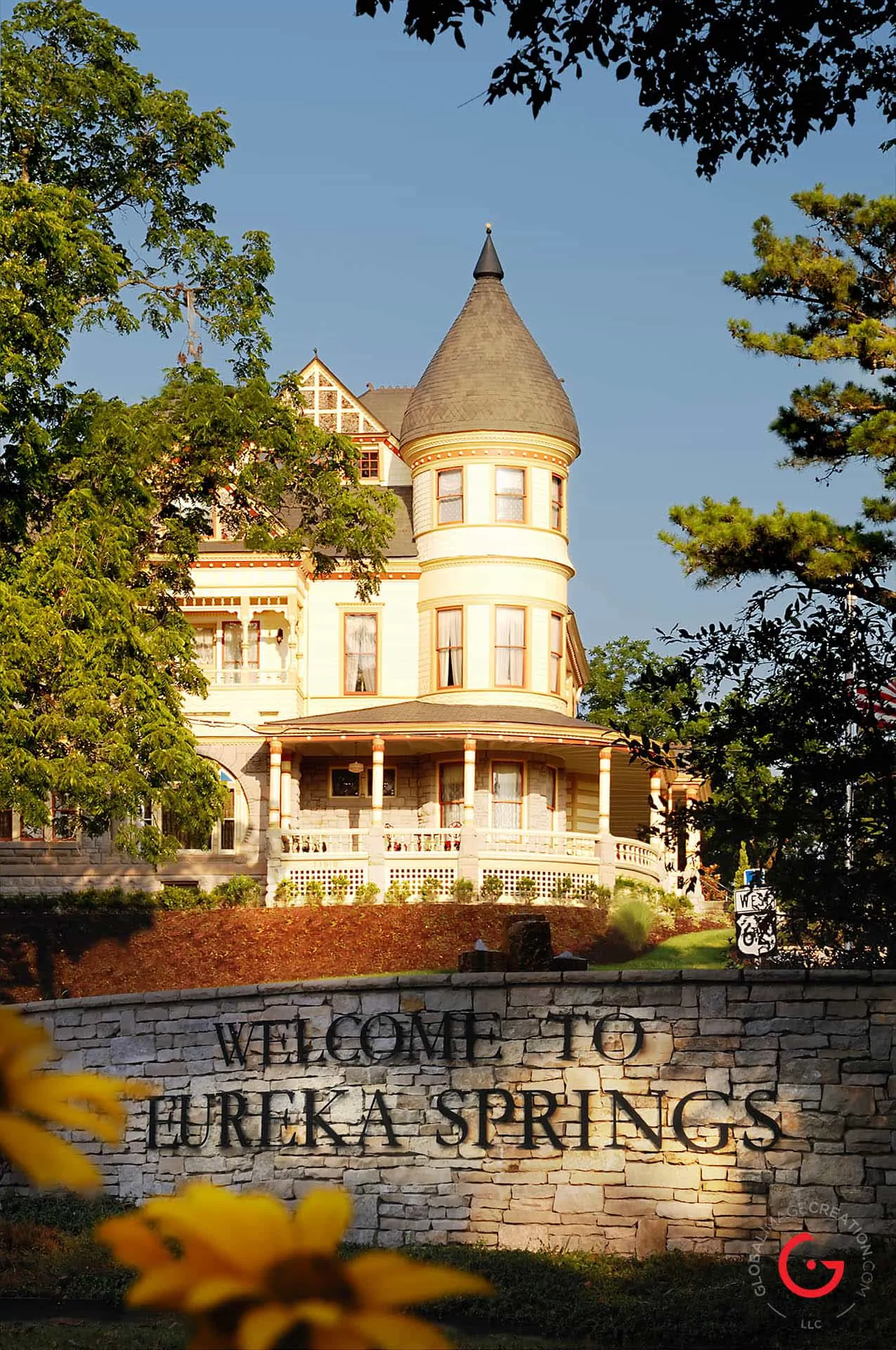 Queen Anne Mansion - Eureka Springs, Arkansas Photography