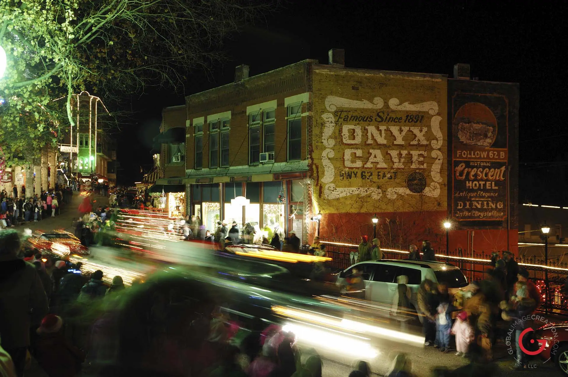 A Night Parade on Spring Street - Eureka Springs, Arkansas Photography