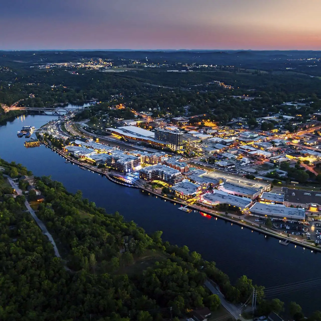 Aerial Photography of Branson, Missouri