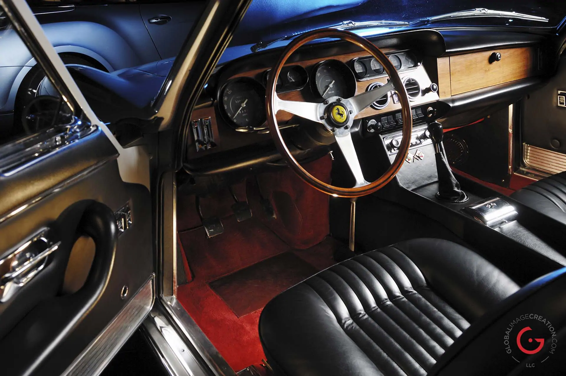 Classic Ferrari Interior - Professional Car Photographer, Automotive Photography