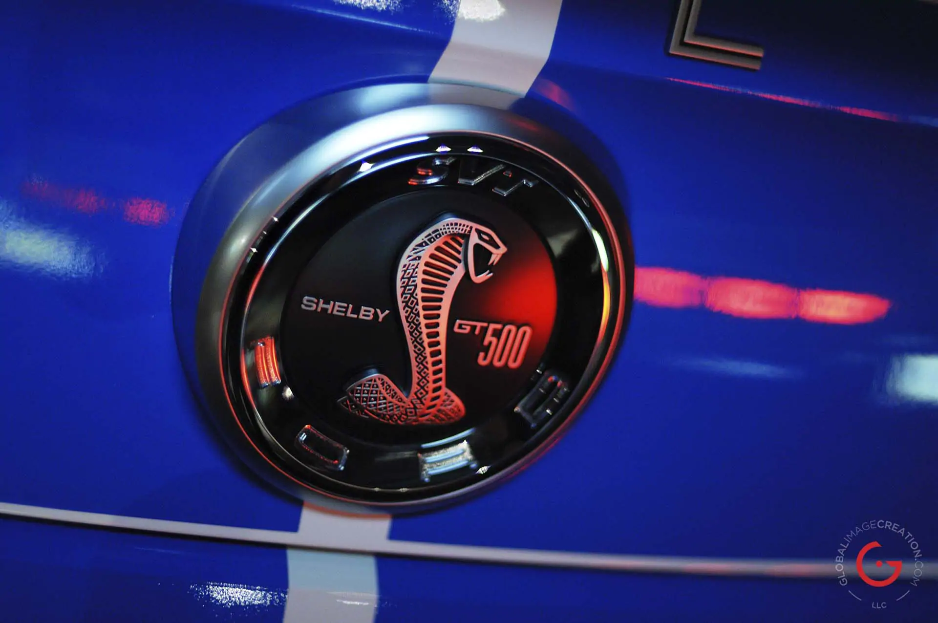 Shelby GT 500 Emblem Detail - Classic Cars Professional Car Photographer, Automotive Photography