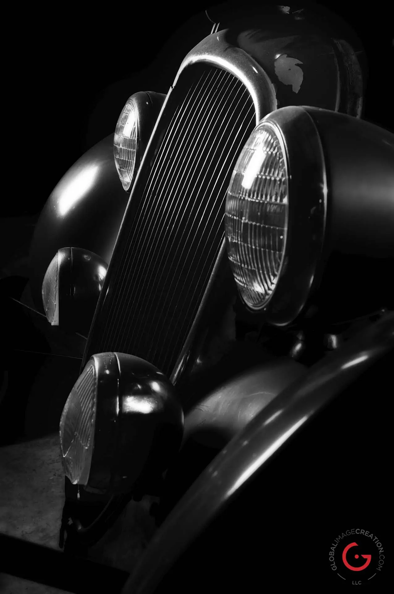 Classic Delahaye Front End Detail - Professional Car Photographer, Automotive Photography