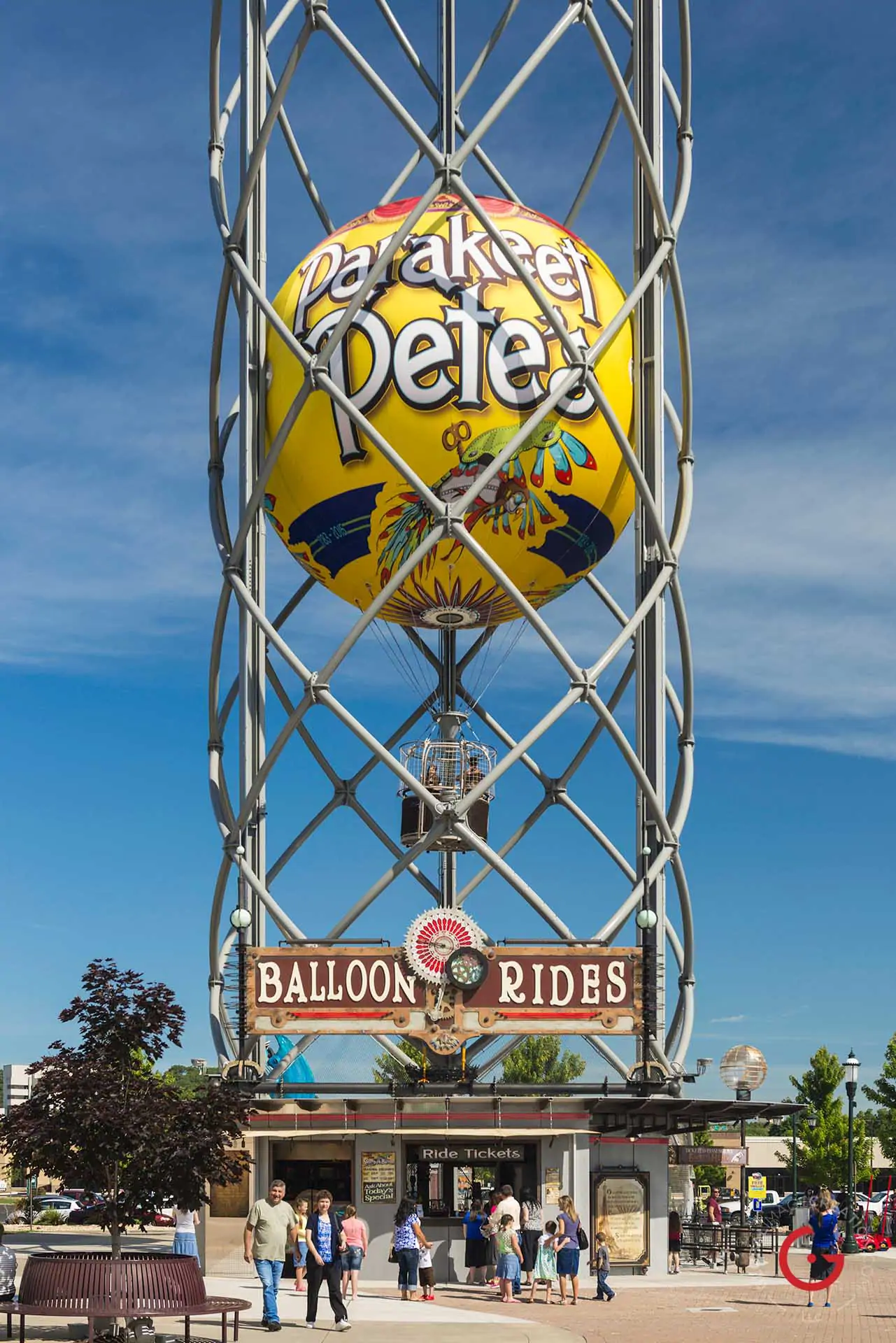 Parakeet Pete's Steampunk Balloon - Advertising photographers in Branson Missouri, Branson Missouri photography