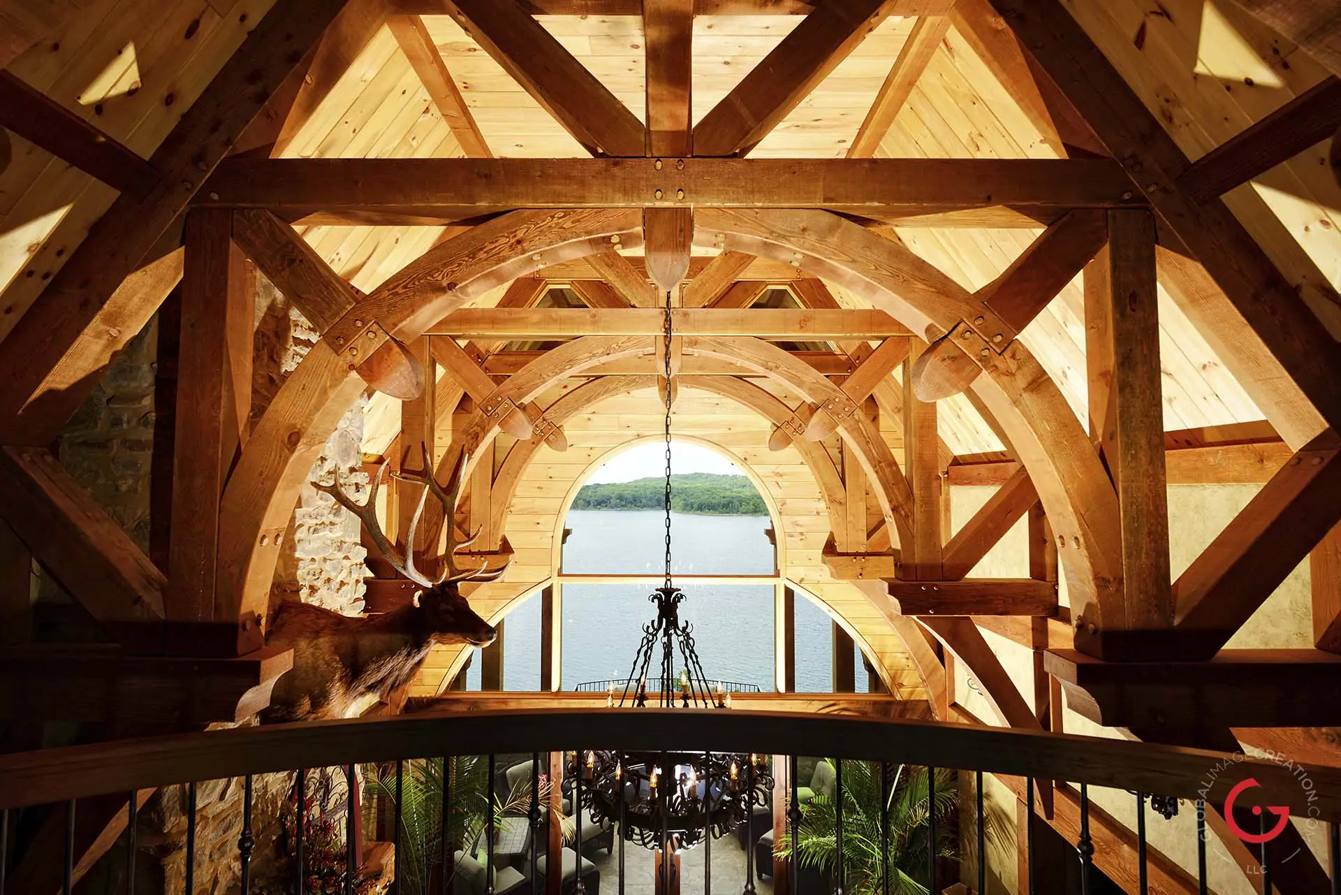Ron Hill Timber Frame Roof Structure - Professional Architecture Photographer and Commercial Photography of Buildings