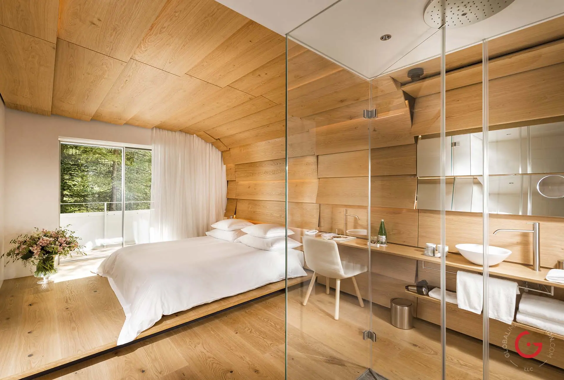 Kengo Kuma room at 7132 House of Architects - Professional Architecture Photographer and Commercial Photography of Buildings