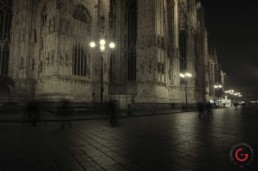 Night Life Near the Duomo di Milano, Milan, Italy - Travel Photographer of Italy Photoshoots, Italy Photography