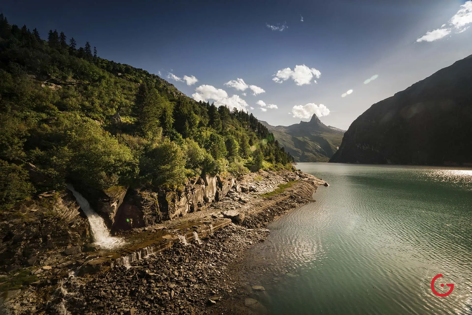 Zervreilasee near Vals, Switzerland - Travel Photographer and Switzerland Photography