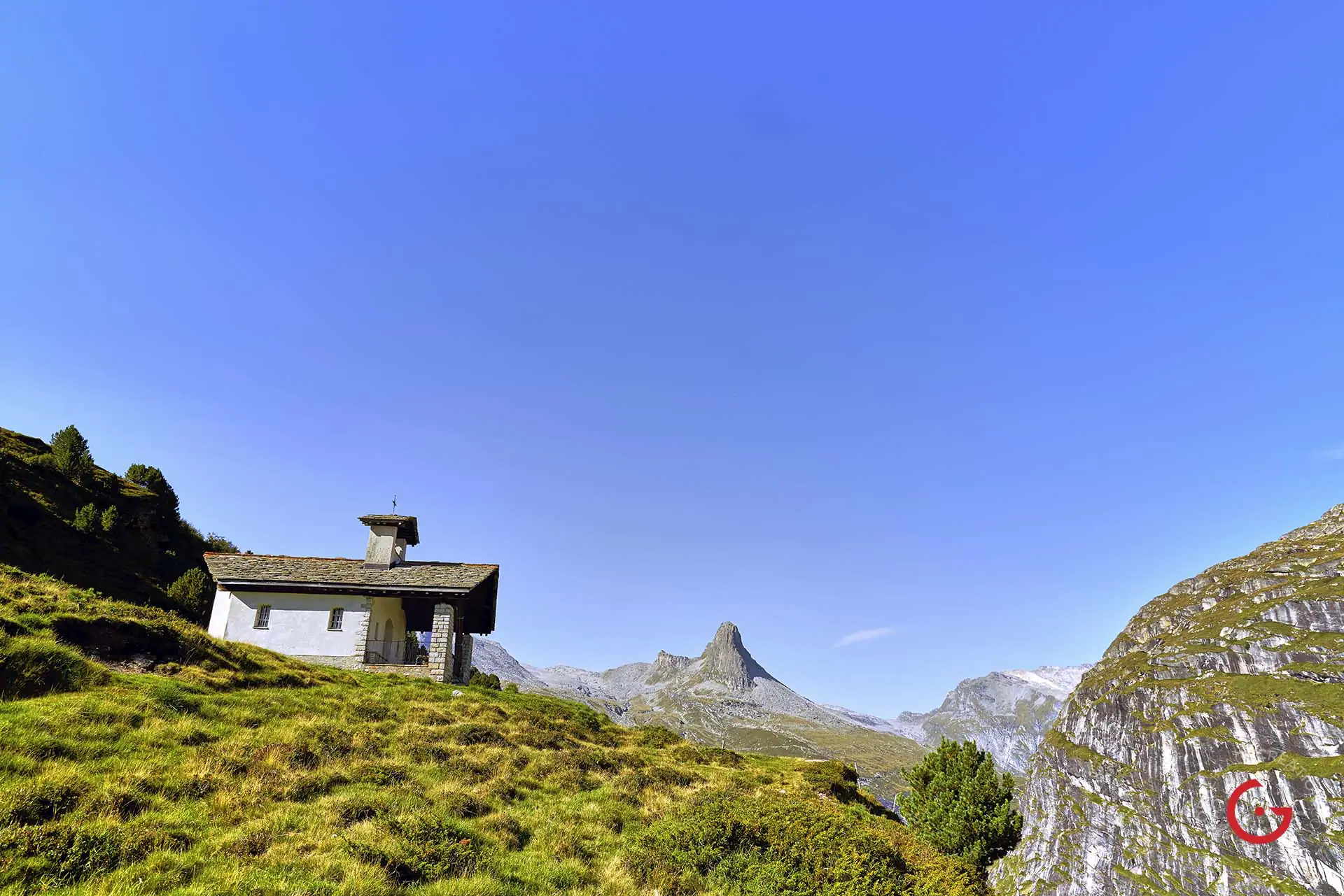 Church near Zervreilasee, Vals, Switzerland - Travel Photographer and Switzerland Photography