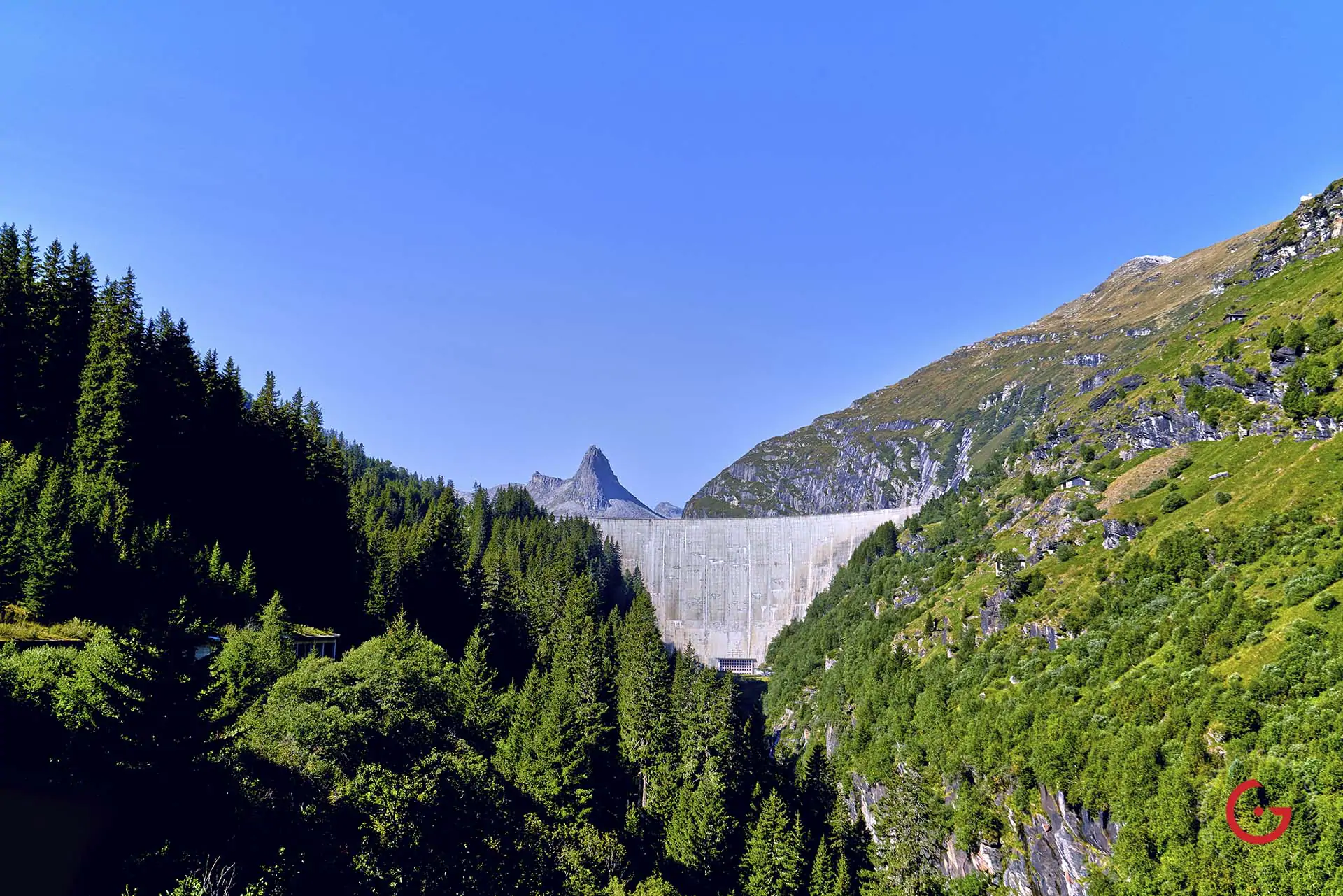 The Dam at Zervreilasee, Vals, Switzerland - Travel Photographer and Switzerland Photography