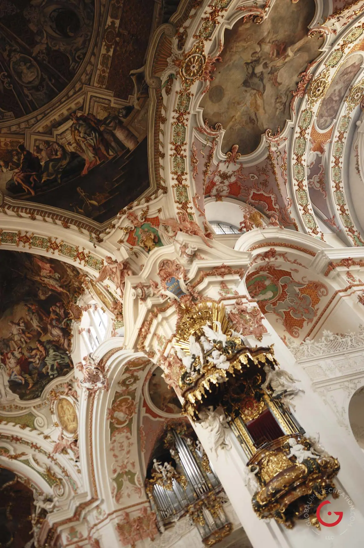 Inside Swiss Cathedral - Travel Photographer and Switzerland Photography